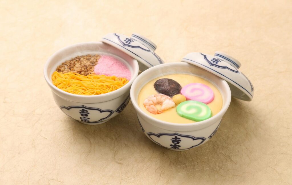 茶碗蒸しと料理